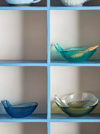 Set schaaltjes glas multi Yuta - set van 4 van Bloomingville, toegepast in een sfeervolle interieursetting