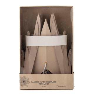Ster papier bruin Elijas 50cm van Bloomingville, in een gestileerde productopstelling