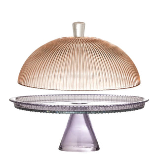 Taartplateau glas paars Tayo 32cm van Bloomingville, duidelijk als hoofdfoto afgebeeld
