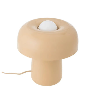 Tafellamp metaal beige Ylva 28cm van Bloomingville, van bovenaf met vorm en indeling zichtbaar