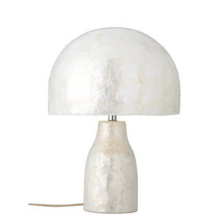 Tafellamp parelmoer beige Adria 43cm van Bloomingville, duidelijk als hoofdfoto afgebeeld