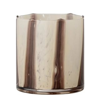 Theelichthouder glas naturel Liberty 10cm van Bloomingville, duidelijk als hoofdfoto afgebeeld