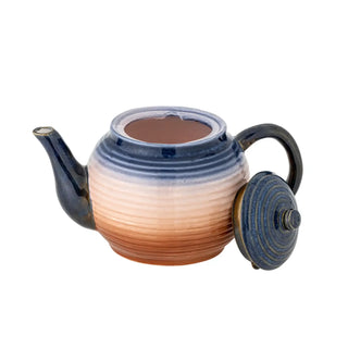 Theepot aardewerk multi Tatum - 0,9L van Bloomingville, aan de achterzijde met afwerking zichtbaar