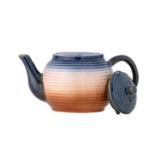 Theepot aardewerk multi Tatum - 0,9L van Bloomingville, vanuit een aanvullend productaanzicht