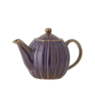 Theepot aardewerk paars Latina van Bloomingville, vanuit een aanvullend productaanzicht