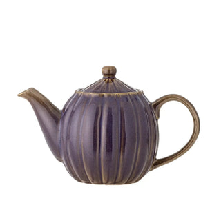 Theepot aardewerk paars Latina van Bloomingville, duidelijk als hoofdfoto afgebeeld