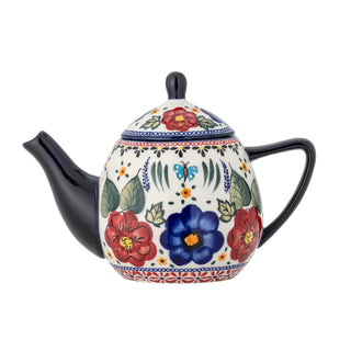 Theepot aardewerk rood Florist 900ml van Bloomingville, duidelijk als hoofdfoto afgebeeld