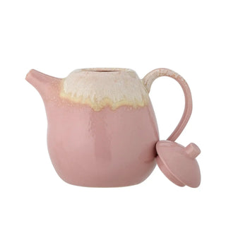 Theepot aardewerk rose Louisa 1,2L van Bloomingville, vanuit een aanvullend productaanzicht