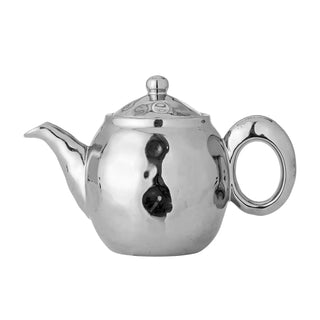 Theepot aardewerk zilver Shine van Bloomingville, duidelijk als hoofdfoto afgebeeld