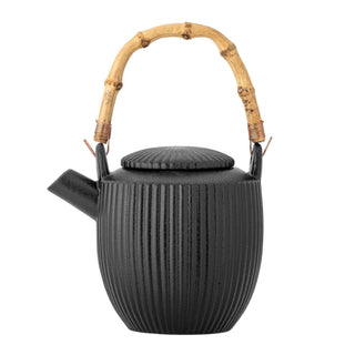 Theepot aardewerk zwart Neri van Bloomingville, duidelijk als hoofdfoto afgebeeld