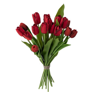 Tulpenboeket rood 35cm van Bloomingville, duidelijk als hoofdfoto afgebeeld