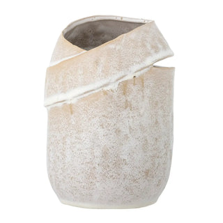 Vaas aardewerk nature Abeera 20cm van Bloomingville, vanuit een aanvullend productaanzicht