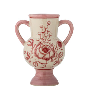 Vaas aardewerk roze Alea Ø13×21 cm van Bloomingville, duidelijk als hoofdfoto afgebeeld