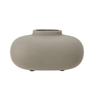 Vaas aluminium grijs Tezza 17cm van Bloomingville, duidelijk als hoofdfoto afgebeeld