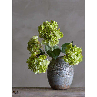 Vase Damian grün 22cm - Het Adres
