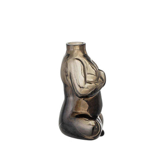 Jarrón Elze marrón 12cm - Het Adres