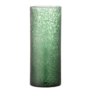 Vaas gerecycled glas groen Zenta 32cm van Bloomingville, duidelijk als hoofdfoto afgebeeld