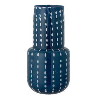 Vaas glas blauw mayim 35cm van Bloomingville, duidelijk als hoofdfoto afgebeeld