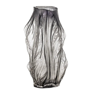 Vaas glas grijs Tulla 32cm van Bloomingville, duidelijk als hoofdfoto afgebeeld