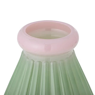 Vaas glas groen Judith 24cm van Bloomingville, vanuit een aanvullend productaanzicht