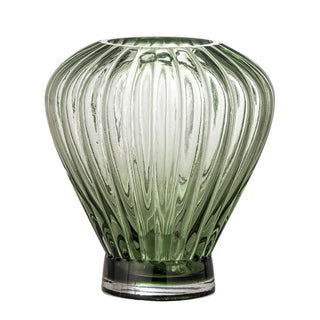 Vaas glas groen Reeve 18cm van Bloomingville, duidelijk als hoofdfoto afgebeeld