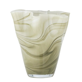 Vaas glas groen Toryn 24cm van Bloomingville, duidelijk als hoofdfoto afgebeeld