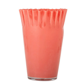 Vaas glas oranje Janine 30cm van Bloomingville, duidelijk als hoofdfoto afgebeeld