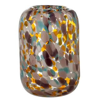 Vaas glas oranje Vidia 18cm van Bloomingville, duidelijk als hoofdfoto afgebeeld