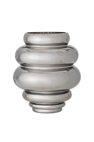 Vaas glas zilver Zorya 21cm van Bloomingville, duidelijk als hoofdfoto afgebeeld