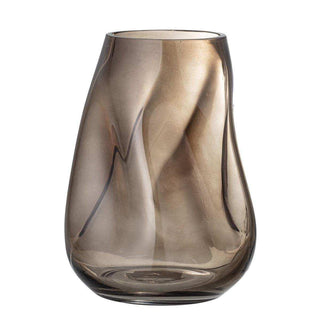 Jarrón Ingolf vidrio marrón 26cm - Het Adres