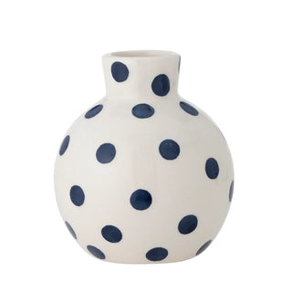 Vaas keramiek blauw Fian van Bloomingville, duidelijk als hoofdfoto afgebeeld