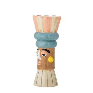 Vaas keramiek multi Minio 17cm van Bloomingville, aan de achterzijde met afwerking zichtbaar