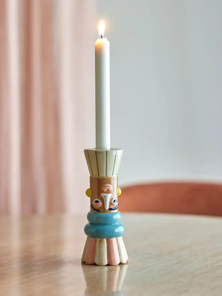 Vaas keramiek multi Minio 17cm van Bloomingville, in een gestileerde detailopstelling