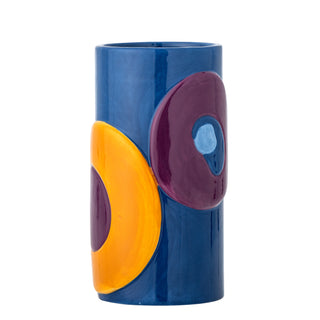 Vaas keramiek multi Polivia Ø9,5×18 cm van Bloomingville, duidelijk als hoofdfoto afgebeeld