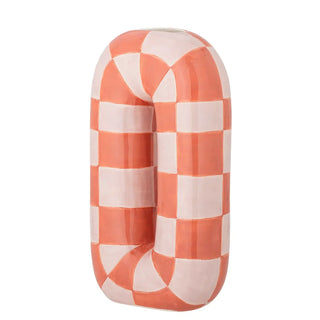 Vaas keramiek oranje Mae 32cm van Bloomingville, vanuit een aanvullend productaanzicht