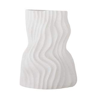Vase Sahal weiß 25cm - Het Adres