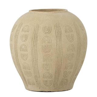 Vaas Taym terracotta 20cm van Bloomingville, duidelijk als hoofdfoto afgebeeld
