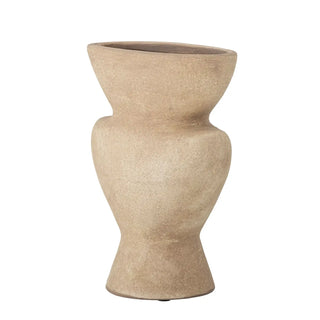 Vaas terracotta beige Cristel 19cm van Bloomingville, vanuit een aanvullend productaanzicht