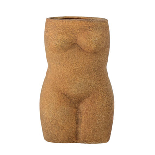 Vaas terracotta bruin Emeli 16cm van Bloomingville, duidelijk als hoofdfoto afgebeeld