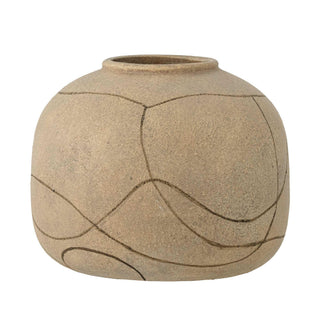 Vaas terracotta nature Niza 20cm van Bloomingville, duidelijk als hoofdfoto afgebeeld