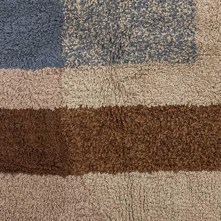 Vloerkleed katoen bruin Zofia 140x200cm van Bloomingville, in een gestileerde productopstelling