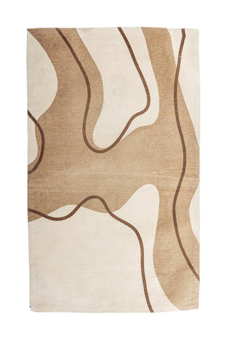 Vloerkleed katoen nature Volano 90x150cm van Bloomingville, duidelijk als hoofdfoto afgebeeld