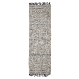 Vloerkleed polyester grijs Maisy 75x245cm van Bloomingville, duidelijk als hoofdfoto afgebeeld