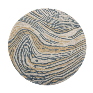 Vloerkleed wol bruin Tiger 120cm van Bloomingville, duidelijk als hoofdfoto afgebeeld