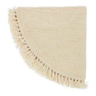 Vloerkleed wol nature Lenea 110cm van Bloomingville, vanuit een aanvullend productaanzicht