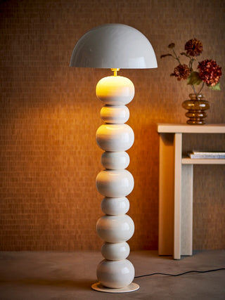 Vloerlamp metaal naturel Cressida Ø46×137 cm van Bloomingville, in een gestileerde productopstelling