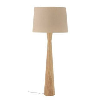 Vloerlamp rubberwood naturel Leonor 130cm van Bloomingville, duidelijk als hoofdfoto afgebeeld
