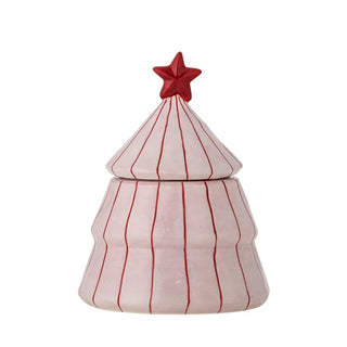 Voorraadpot aardewerk roze Shirly 16cm van Bloomingville, duidelijk als hoofdfoto afgebeeld
