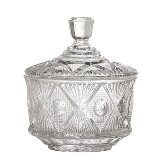Voorraadpot glas transparant Ninya 11cm van Bloomingville, duidelijk als hoofdfoto afgebeeld