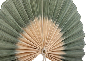Wanddecoratie bamboe groen jaime 70cm van Bloomingville, aan de achterzijde met afwerking zichtbaar